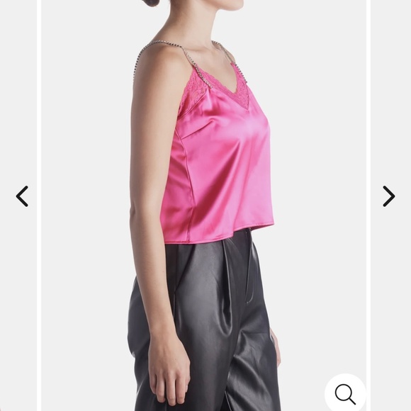 Spring+Mercer brand Satin Tank Top - Picture 3 of 4